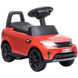 Qaba - Land Rover Licensed 6V Ride on Push Car, 2 in 1 Sliding Car, Battery Electric Car with Lights Music for 18-60 Months