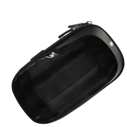 Front. Home Collection - Waterproof Bike Phone Holder Bag with Touchscreen Window for 5.5-6.8 Inch Phones - Black.