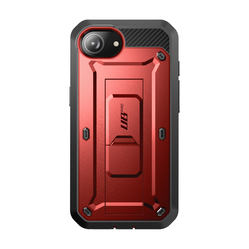 SUPCASE - iPhone 16e Unicorn Beetle Pro Rugged Case - Metallic Red