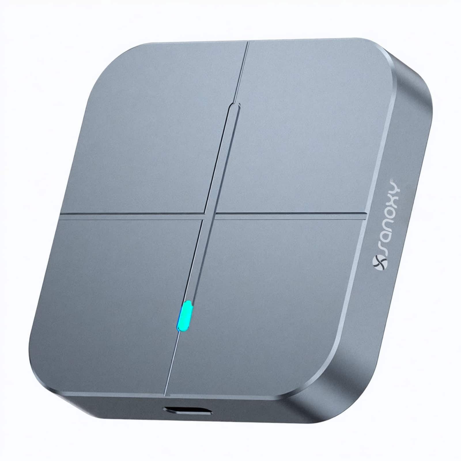Sanoxy - 500GB External SSD – High-Speed Portable Solid State Drive with 10Gbps Transfer - Gray