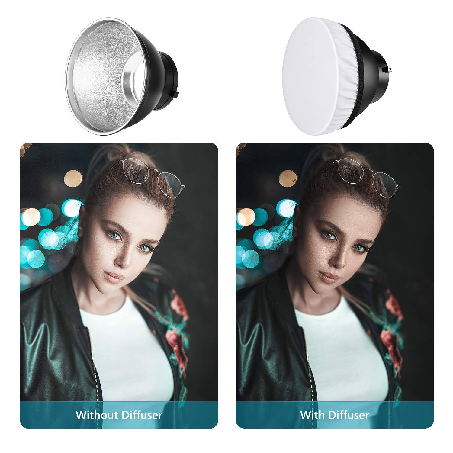 Without Diffuser  
With Diffuser