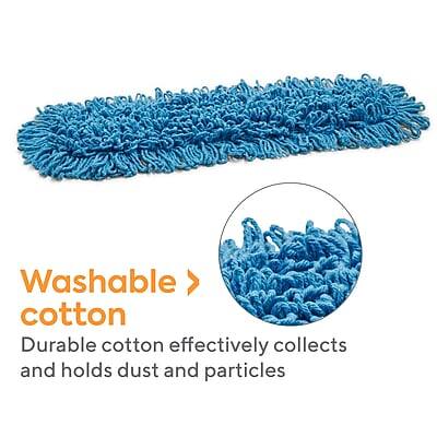 Washable cotton  
Durable cotton effectively collects and holds dust and particles