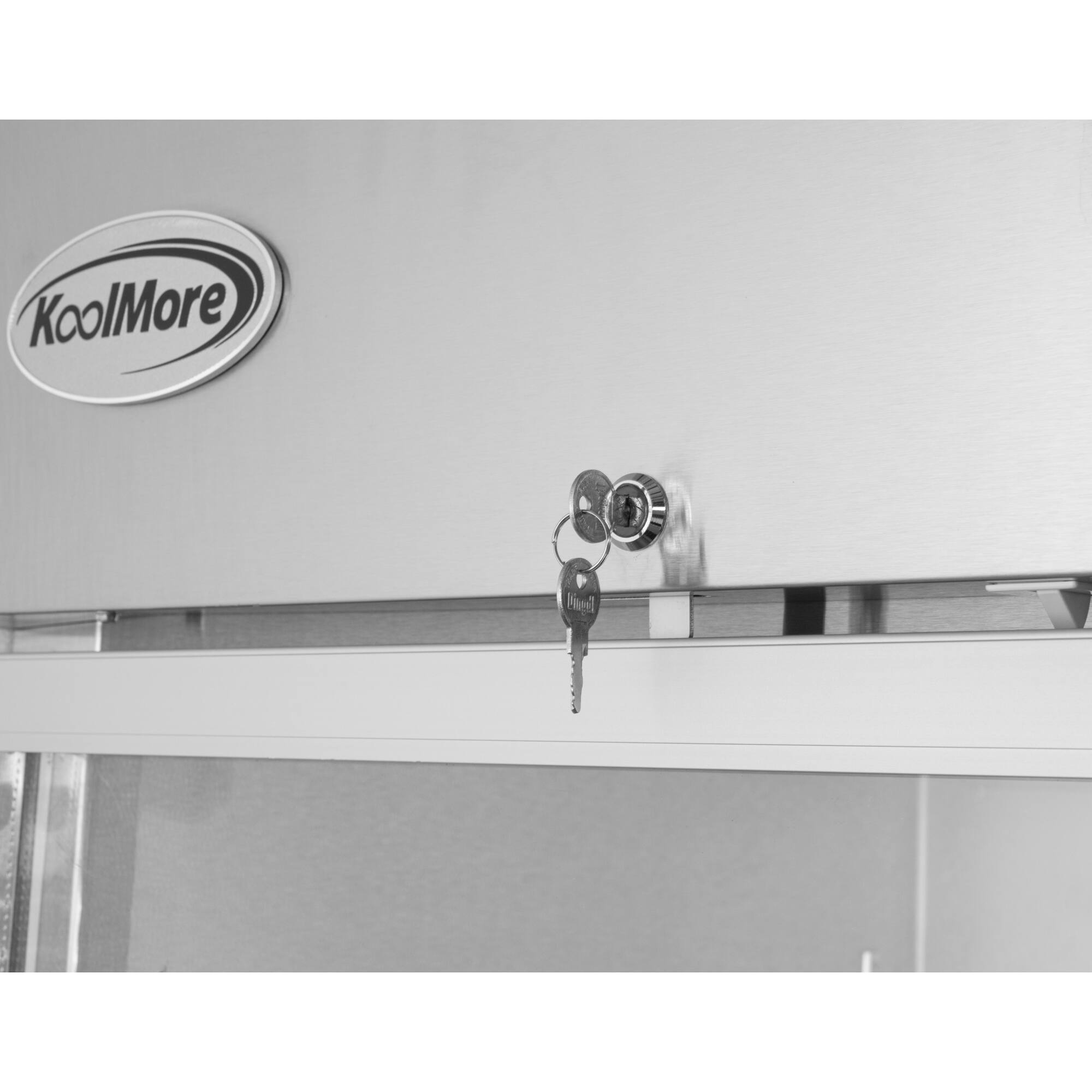 Alt View 4. Koolmore - 29 in. One-Door Reach-In Refrigerator - 21 Cu Ft. RIR-1D-GD - Stainless-Steel.