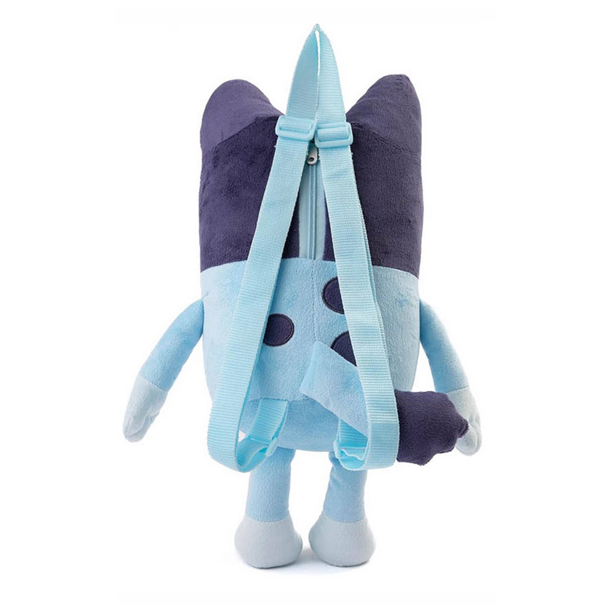 Alt View 1. Accessory Innovations Company - Bluey 16 Inch Plush Kids Backpack - Blue.
