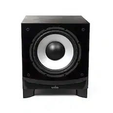 Front. Energy - Energy ESW-C10 400W Powered Subwoofer, Black - Black.