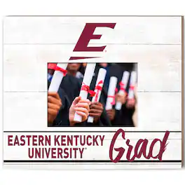 Jardine - Eastern Kentucky Colonels 13.5" x 11.5" Grad Frame - White