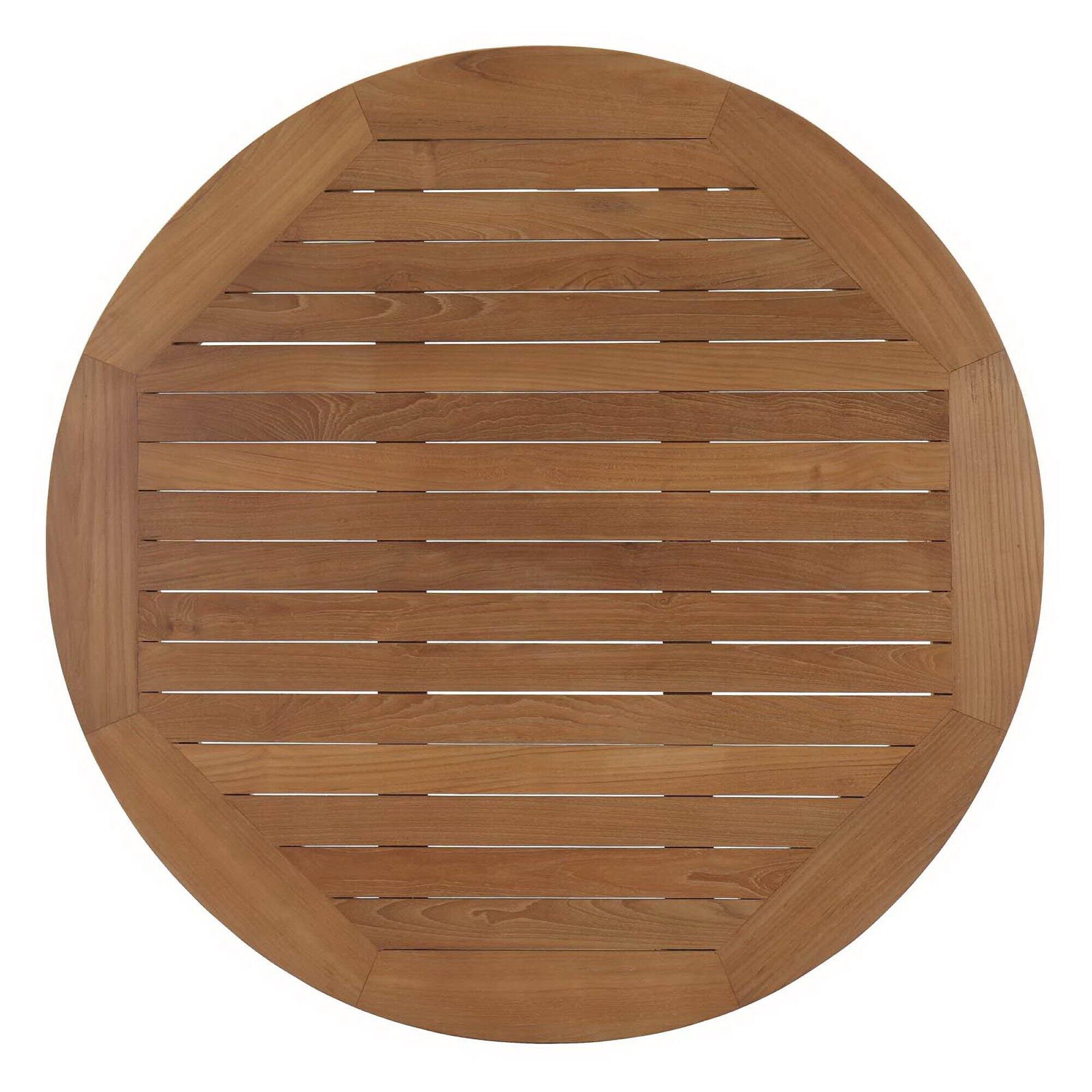 Back. Modway - Marina Outdoor Patio Teak Round Coffee Table by Modway - Natural.