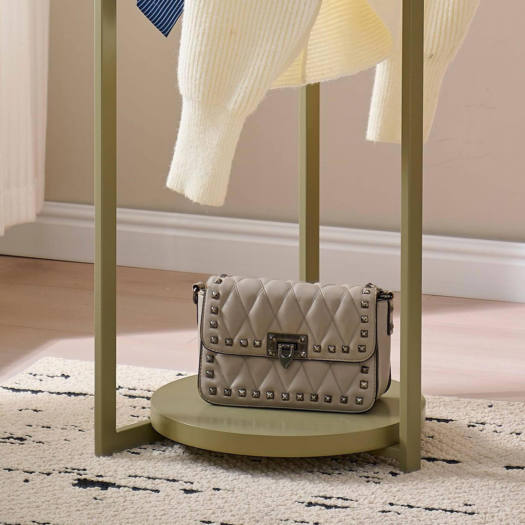 Alt View 2. Kings Brand Furniture - Kings Brand Furniture David Suit Valet Stand - Natural.