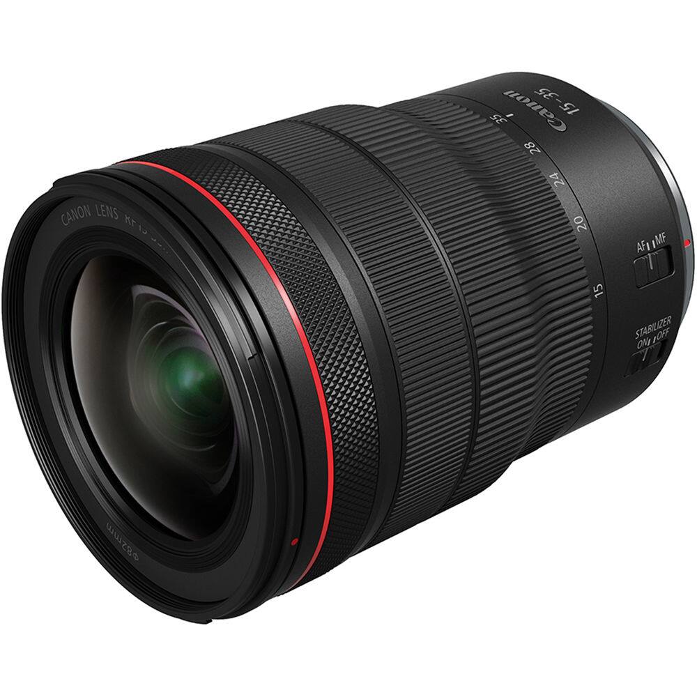 CANON LENS Kr 15-35 35 SE nn / 28 24 20 AFIIMF AFI 15 STABILIZER ON/OFF 82mm