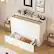 Alt View 1. FUFU & GAGA - FUFU&GAGA Multi - Functional Murphy Bed with Storage – Full Size, Space - Saving for Apartments - White.