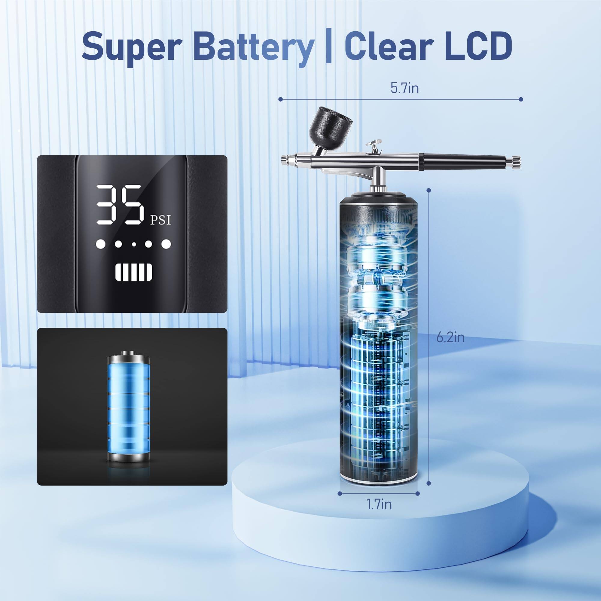Super Battery | Clear LCD  
5.7in  
6.2in  
1.7in  
35 PSI