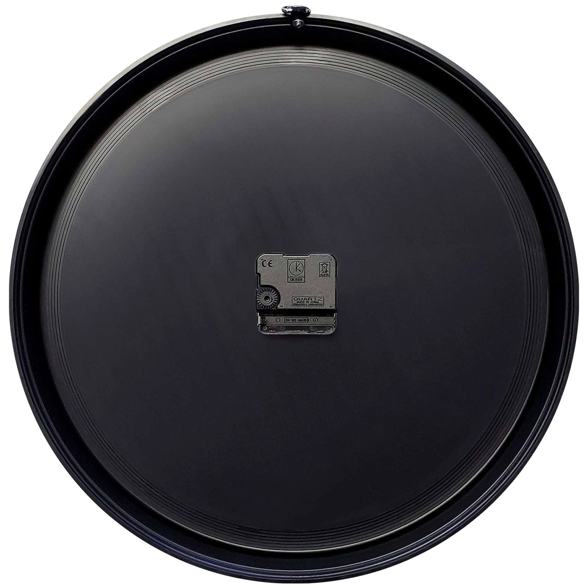 Alt View 3. The Fan-Brand - NHRA Championship Drag Racing 15" Ribbed Frame Wall Clock - Multicolor.