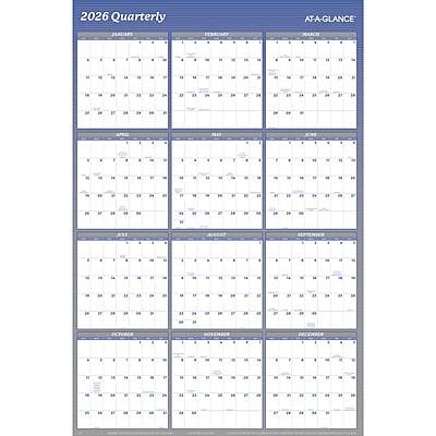 2026 Quarterly AT-A-GLANCE

JANUARY
FEBRUARY
MARCH

APRIL
MAY
JUNE

JULY
AUGUST
SEPTEMBER

OCTOBER
NOVEMBER
DECEMBER