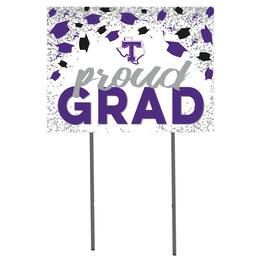 Jardine - Tarleton State Texans 18'' x 24'' Grad Yard Sign - White
