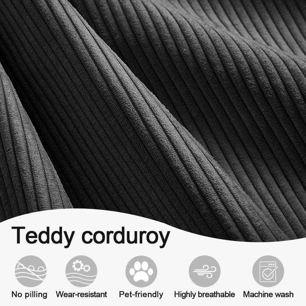 Teddy corduroy

- No pilling
- Wear-resistant
- Pet-friendly
- Highly breathable
- Machine wash