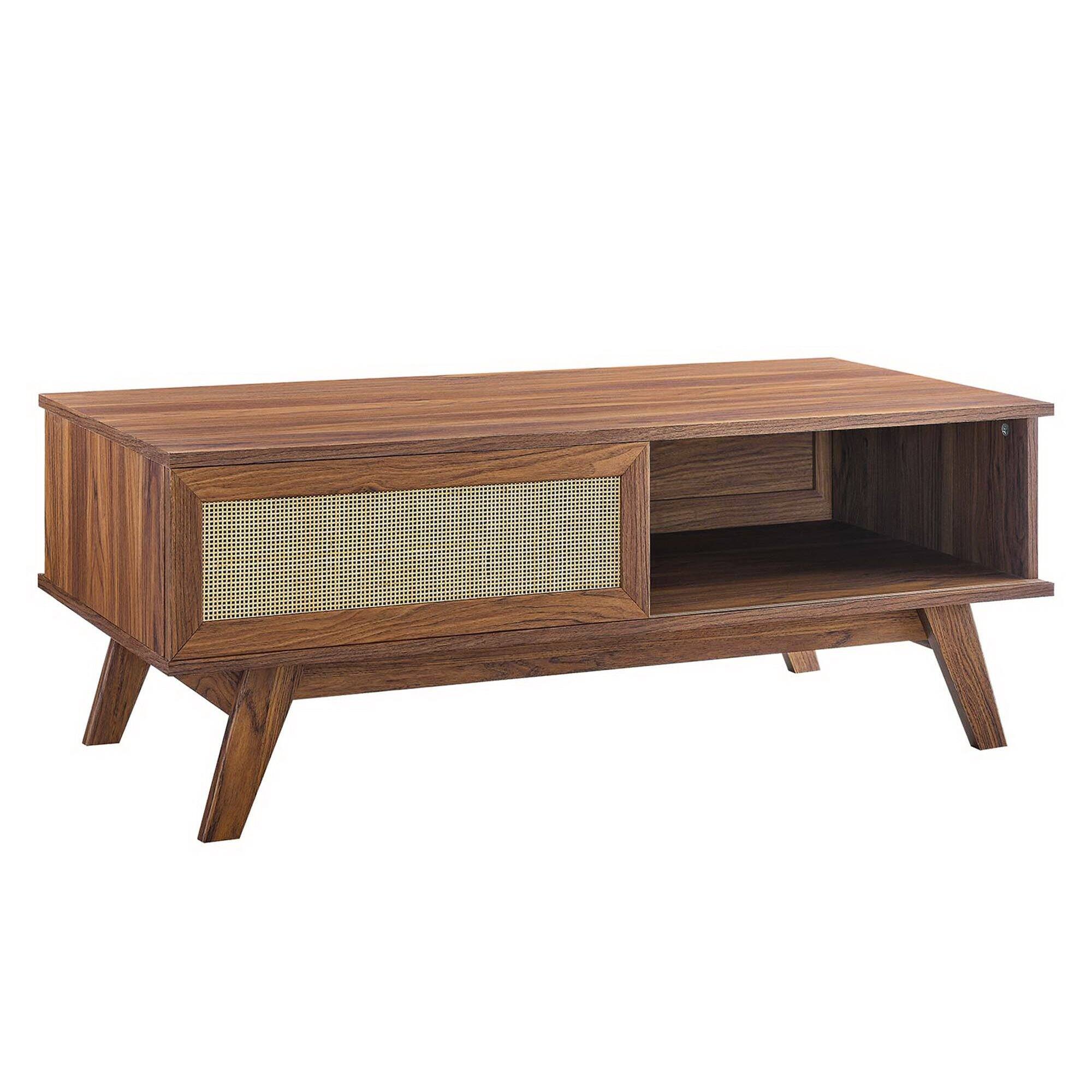Angle. Modway - Soma Coffee Table by Modway - Walnut.