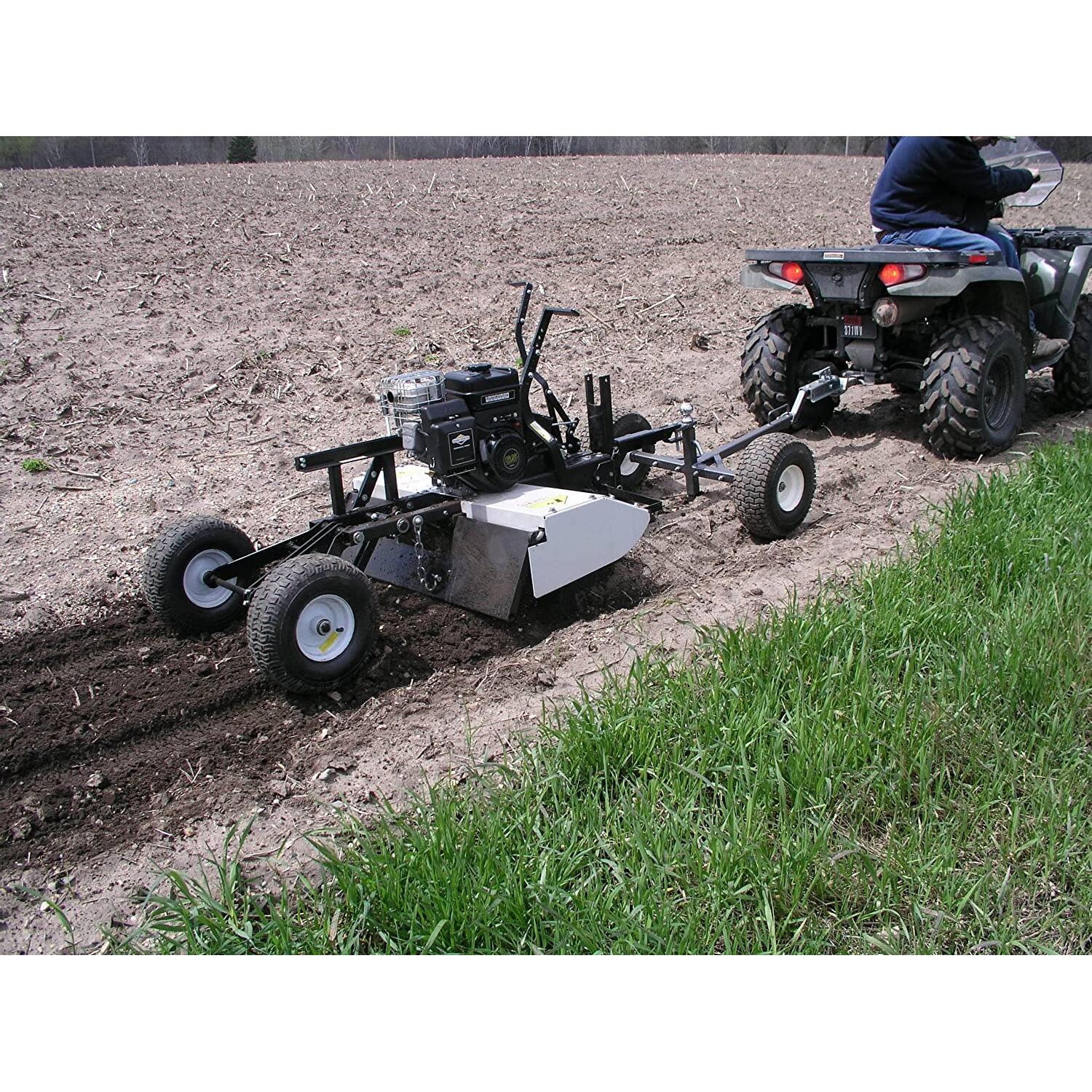 Alt View 5. Tow Tuff - Tow Tuff TMD-800ATV Adjustable Solid Steel 800 Pound Capacity Trailer Dolly - Silver.