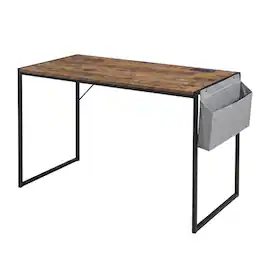 JJS - Small Computer Desk - Rusticbrown/Black