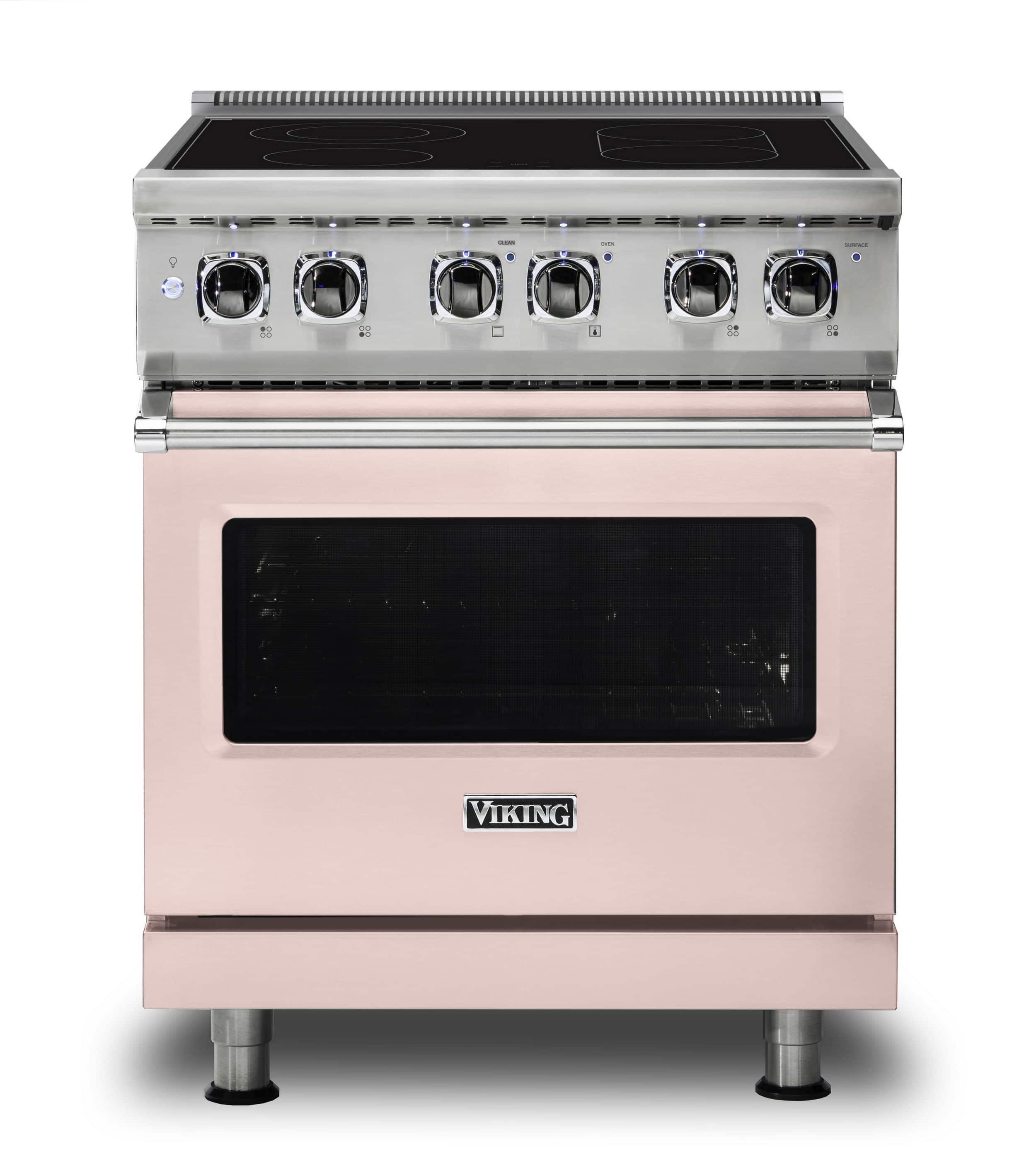 Viking - 5 Series 30" Wide Freestanding Electric Range - Blush - Front_Zoom