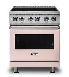 Viking - 5 Series 30" Wide Freestanding Electric Range - Blush - Front_Zoom