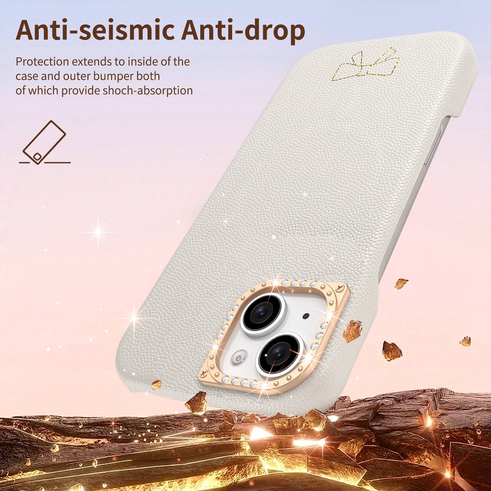 Anti-seismic Anti-drop Protection extends to inside of the case and outer bumper both of which provide shock-absorption