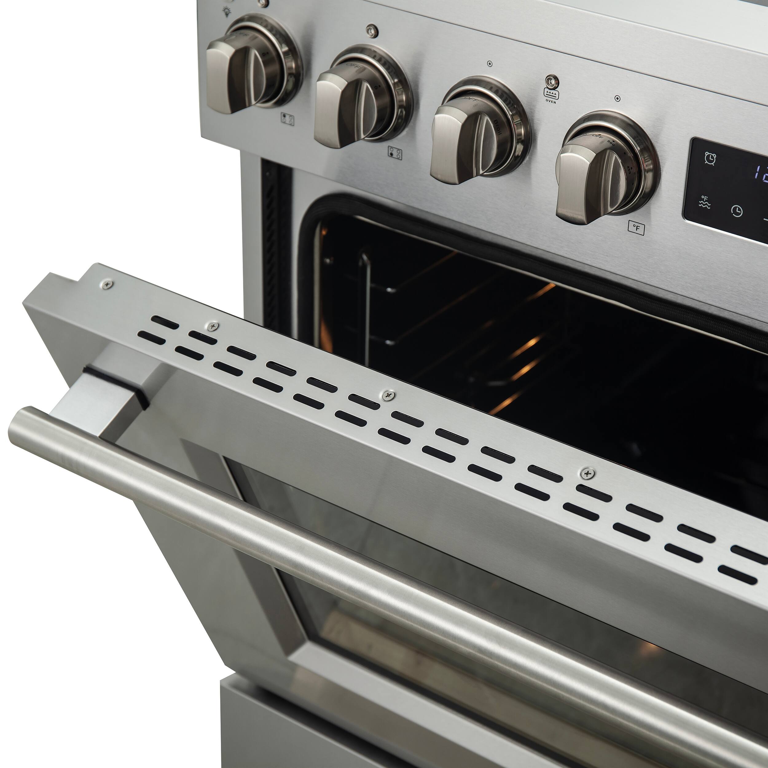 Alt View 9. Forno Appliances - Torino 30" Induction Range - Silver.