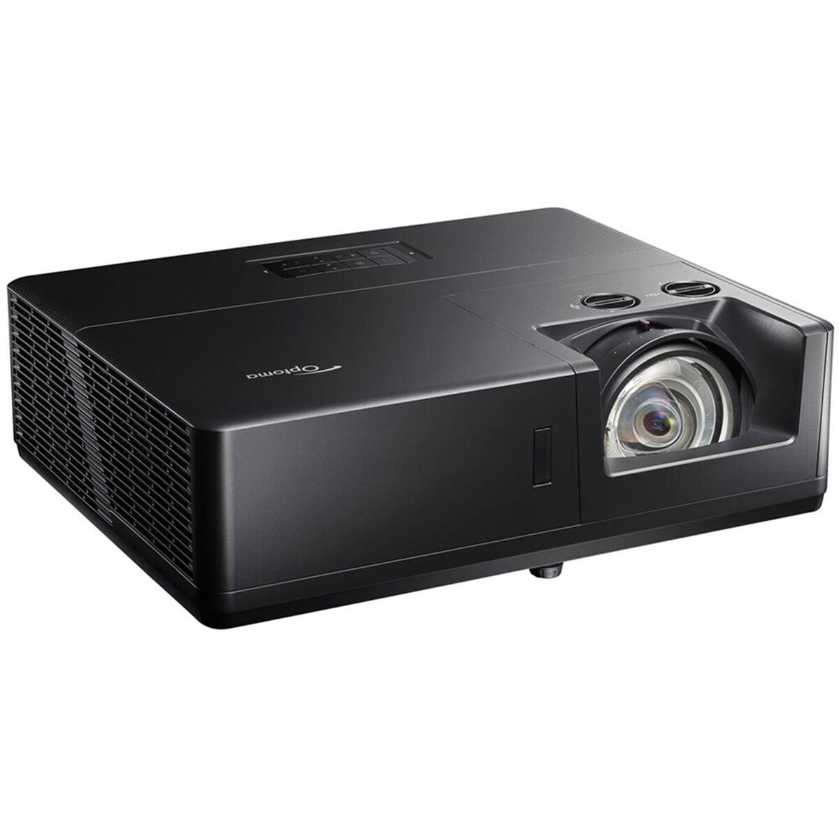 Alt View 2. Optoma - Optoma ZU607TST WUXGA High Brightness Short-Throw Laser DLP Projector - Black.