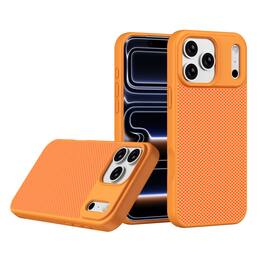 UUCOVER - Magnetic Case for iPhone 17 Pro Max,Shockproof TPU+PC Carbon Fiber Texture Case Compatible with MagSafe Protective Cover - Orange