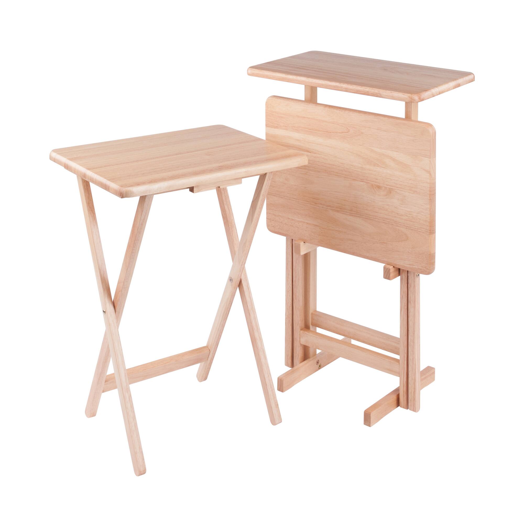 Winsome Wood - Riley 3-Pc Set Snack Table - Natural