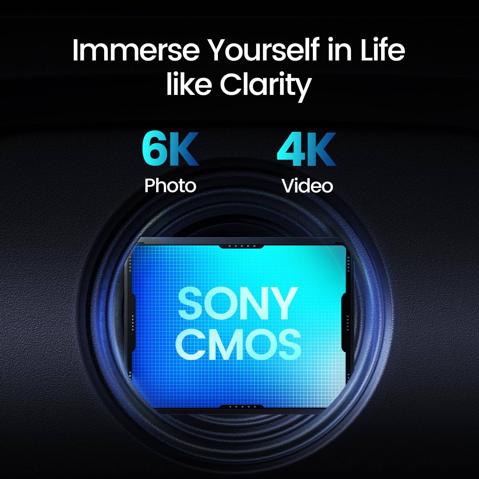 Immerse Yourself in Life like Clarity

6K Photo
4K Video

SONY CMOS