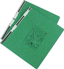 ACCO - Presstex 6" Ringless Hanging Binder - Dark Green