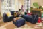 Alt View 2. Lovesac - 6 Seats (3 Storage) + 8 Angled Sides Sky Grey Corded Velvet Sactional & Lovesoft - Sky Grey.