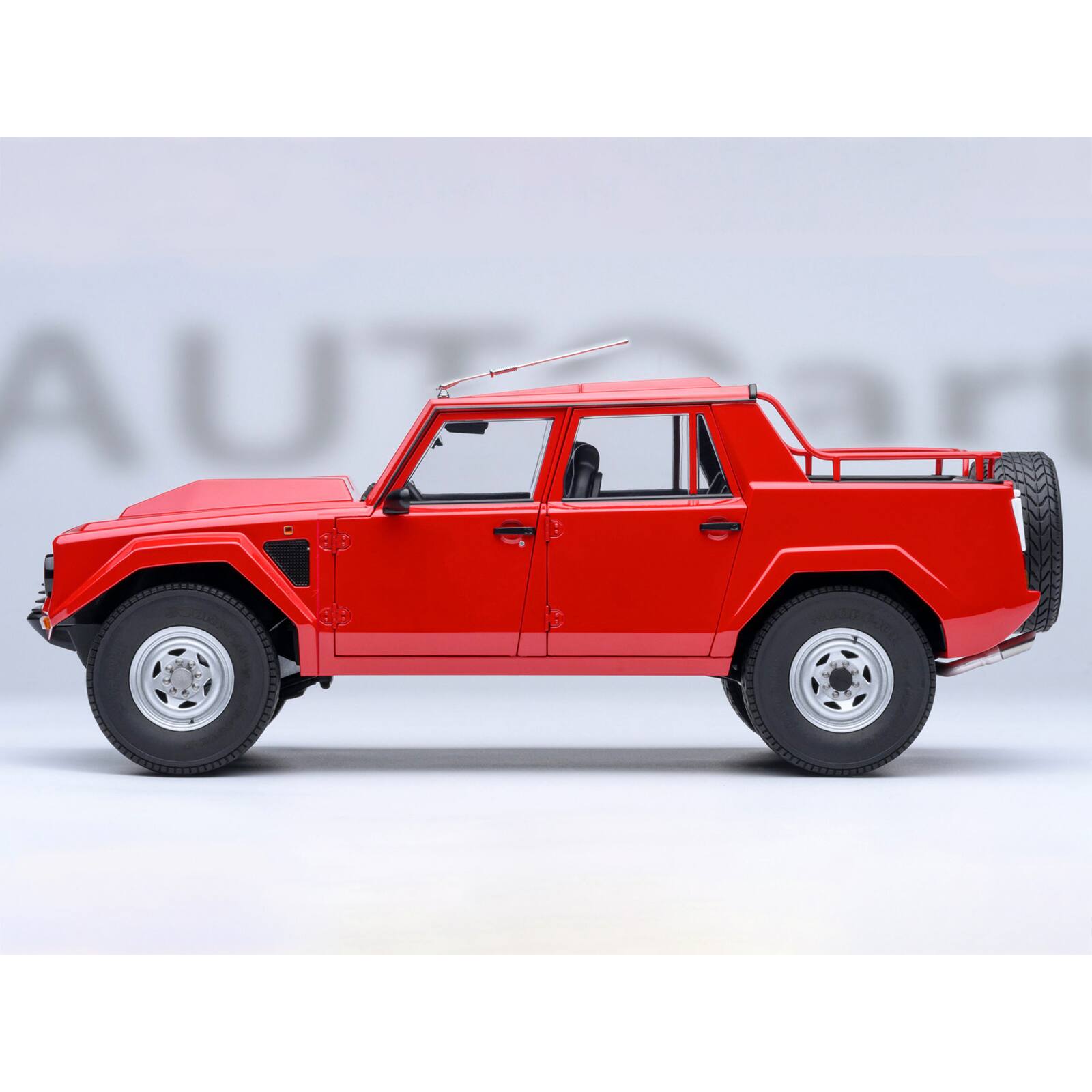 Alt View 7. Autoart - Lamborghini LM002 Rosso Siviglia Red 1/18 Model Car by Autoart.