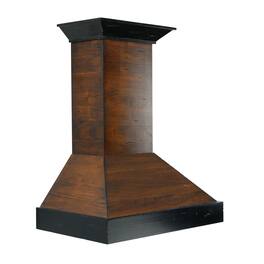 ZLINE - 30 inches - Externally Vented - Wall Range Hood - Walnut