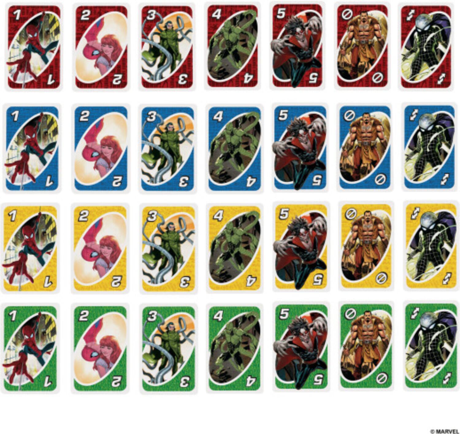 Alt View 3. Mattel - Mattel Games - UNO Spider-Man Classic Card Game (Marvel)   - GAMES (MISC) - Multicolor.