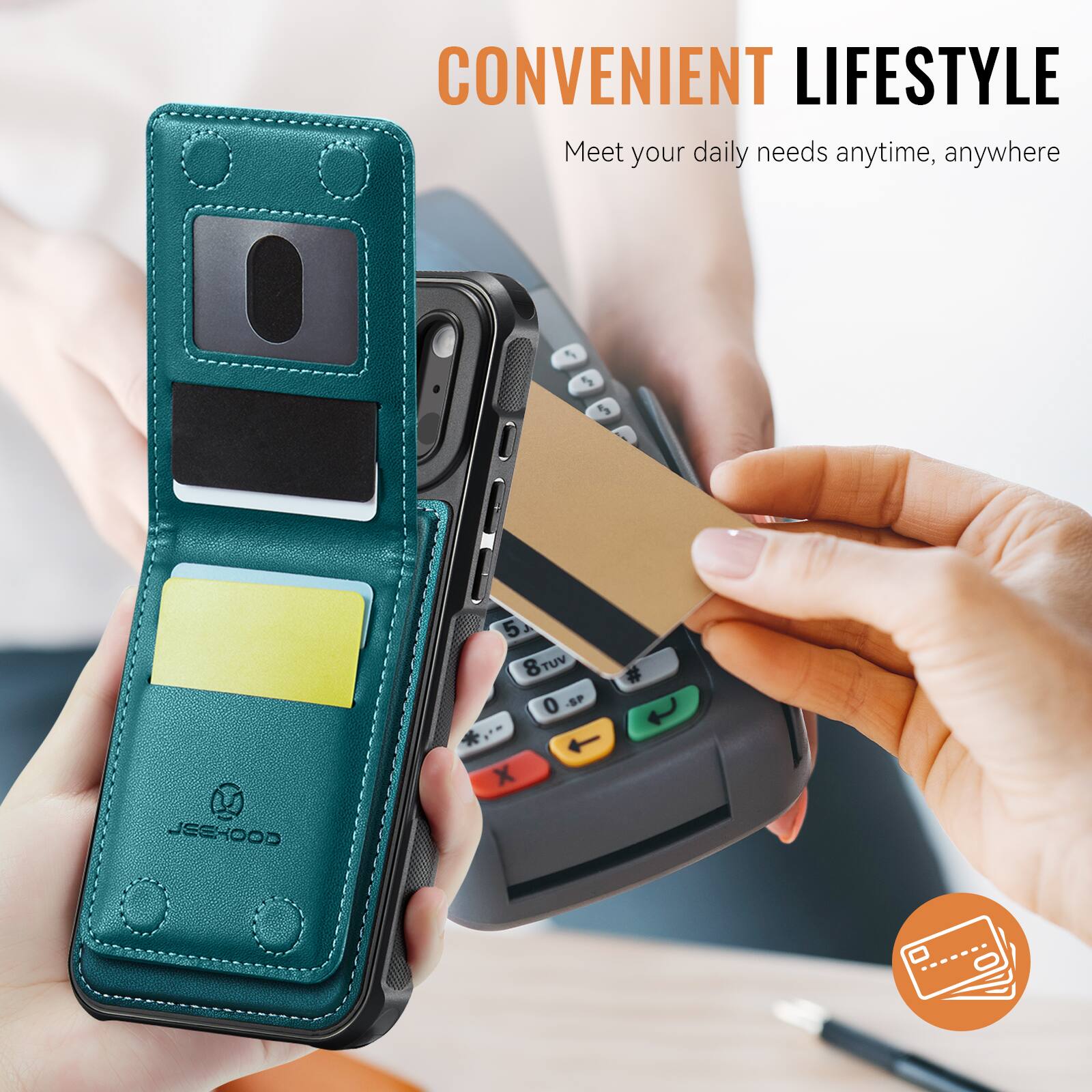 CONVENIENT LIFESTYLE  
Meet your daily needs anytime, anywhere  

5 5 5 8  
TUV 0 SP  

JEEHOOD