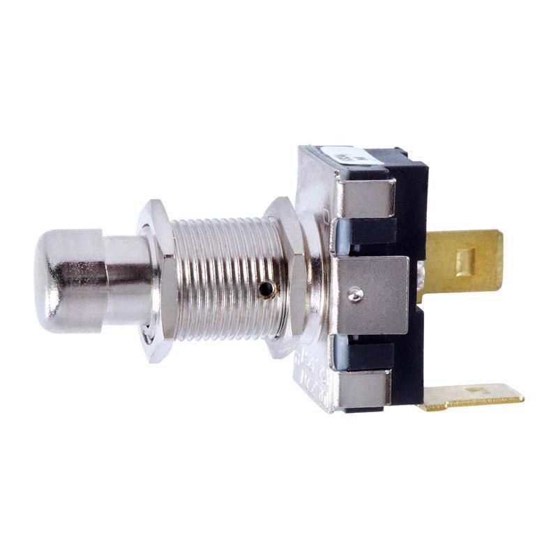 Angle. Jandorf - Jandorf 15 amps Single Pole Push Button Power Tool Switch Silver 1 pk - Silver.