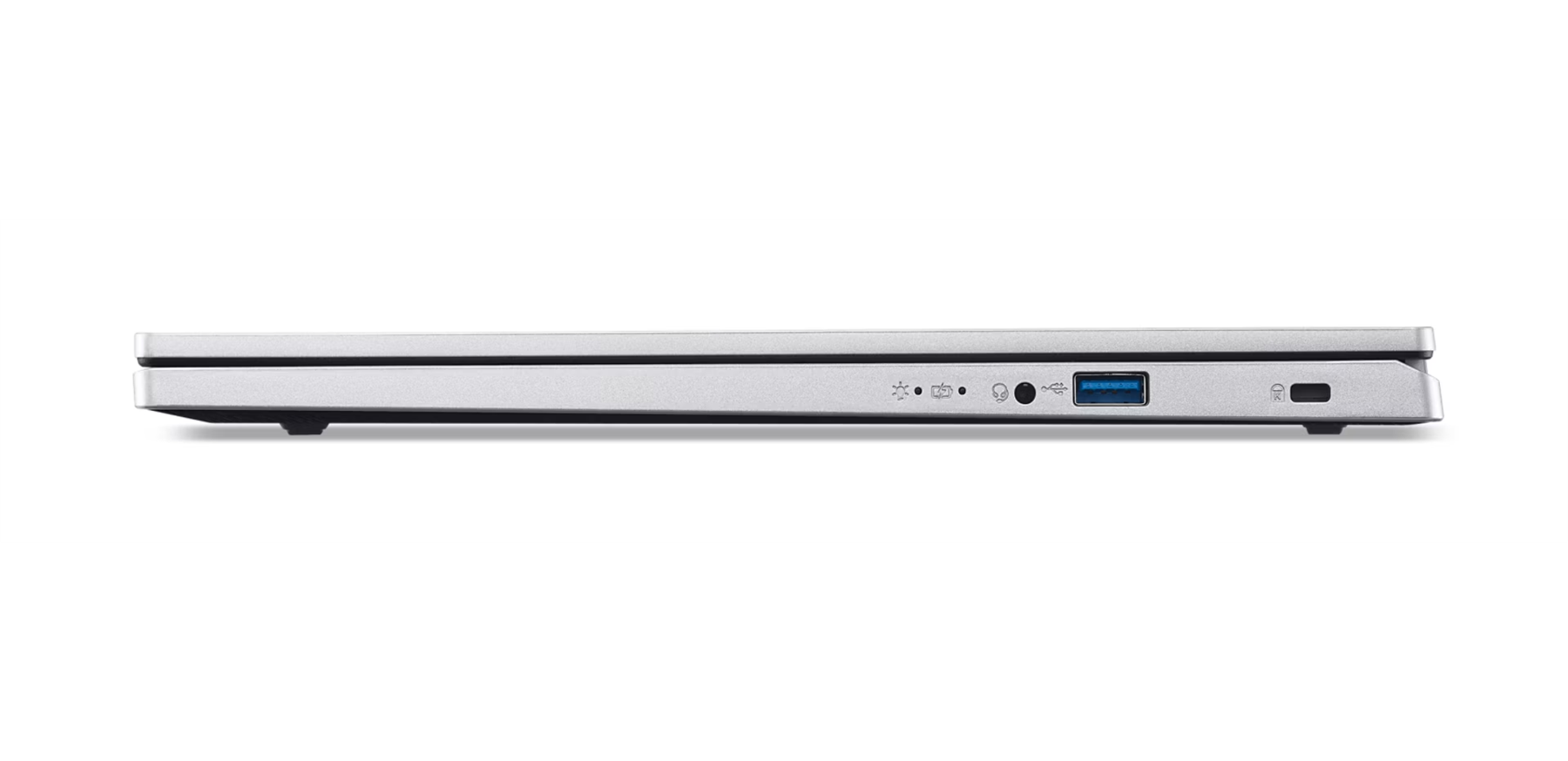 Alt View 4. Acer - Aspire Go 15 15.6" FHD Ryzen 5 7520U 8GB 512GB SSD Windows 11 Home - Pure Silver.