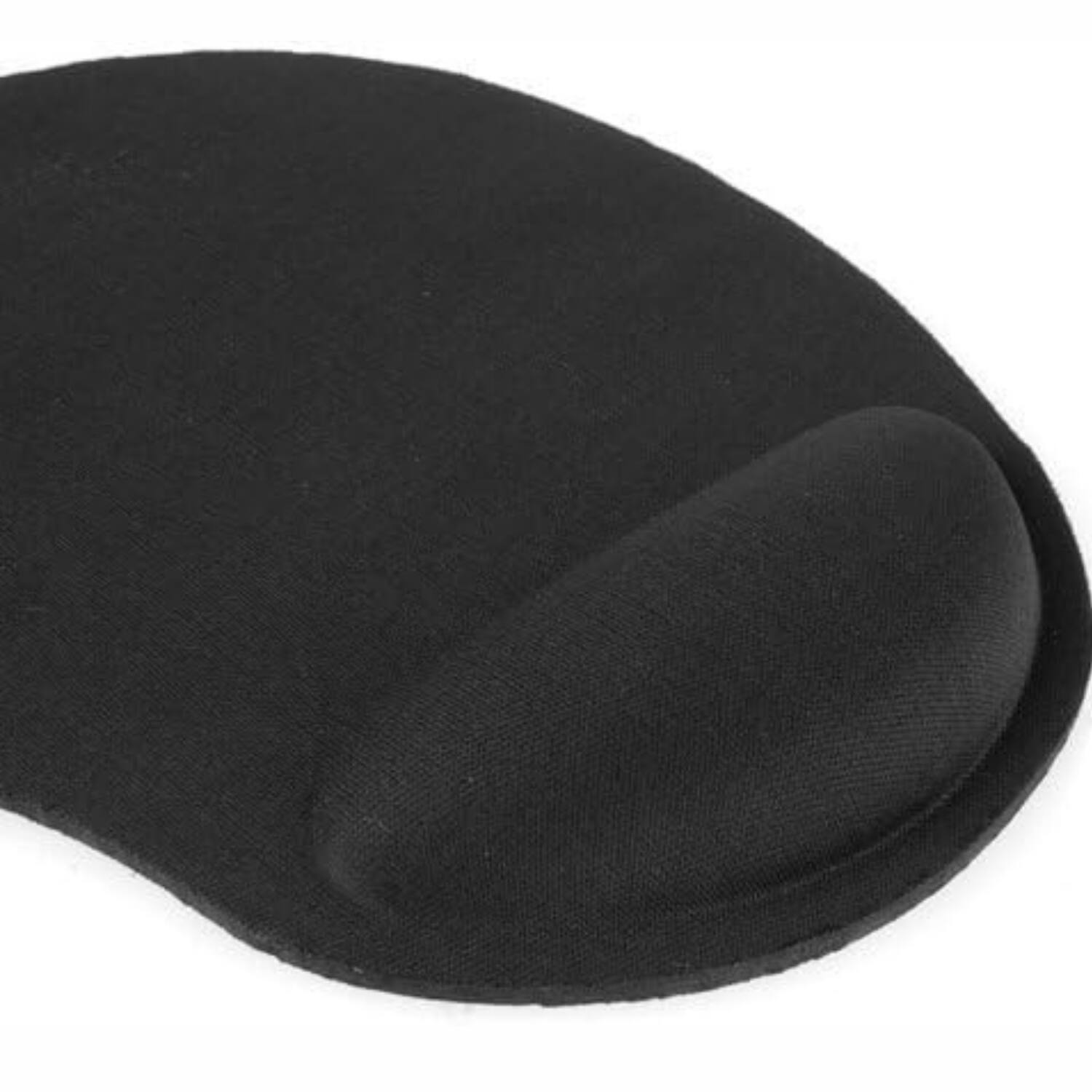 Back. Stock Preferred - Non-Slip Wrist Comfort Mouse Pad with Wrist Rest - Black.