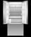 Alt View 13. Fisher & Paykel - 32 in. Wide 18 cu. Ft. Smart French Door Refrigerator with Ice - Stainless Steel.