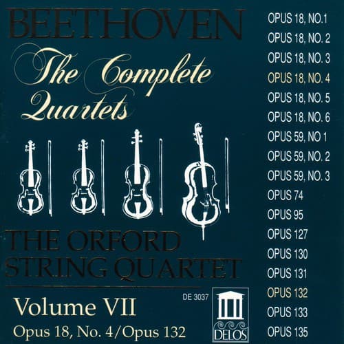 Orford String Quartet - Complete Quartets 7  - COMPACT DISCS