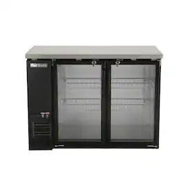 Magic Chef - Commercial 12 cu. ft. 2-Door Under Bar Specialty Refrigerator - Black