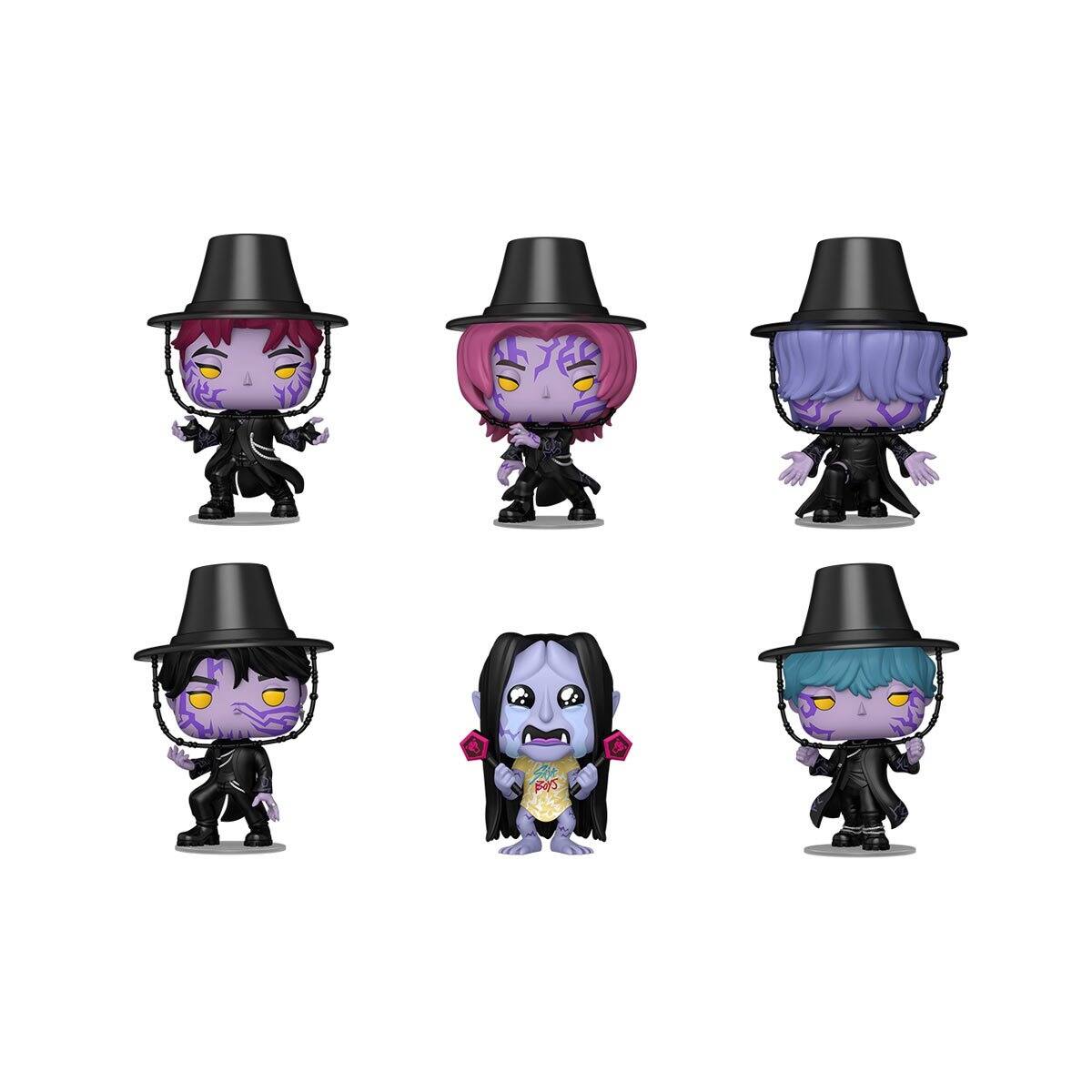Angle. Funko - Kpop Demon Hunters Mystery Figure Case of 6.