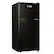 Front. OSTBA - Mini Fridge Freezer 3 Cu.Ft, Reversible Door with 7 Settings Adjustable Thermostat - Black.