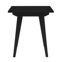 Walker Edison - Scandi Side Table - Black - Front_Zoom