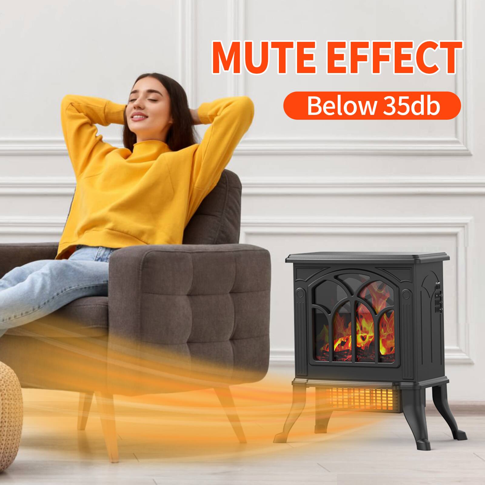 MUTE EFFECT  
Below 35db