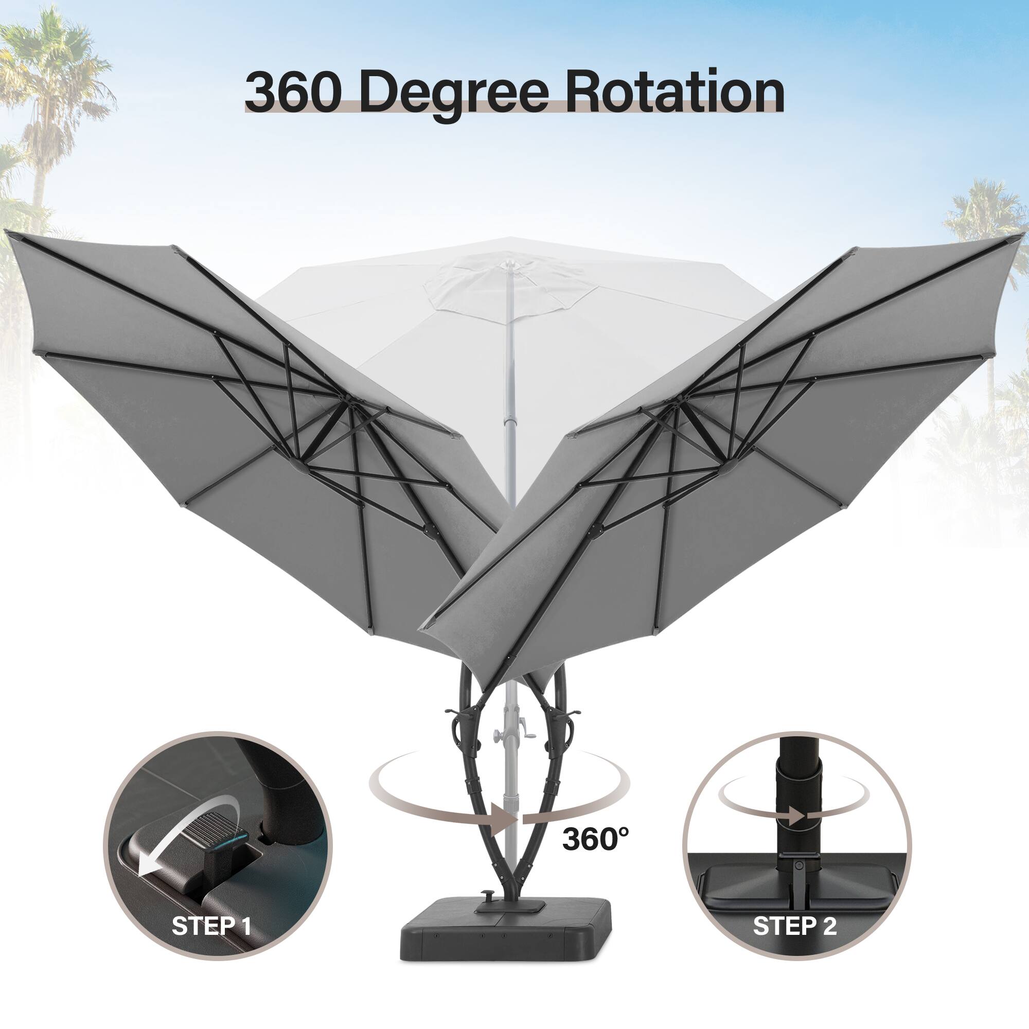 360 Degree Rotation

STEP 1

STEP 2