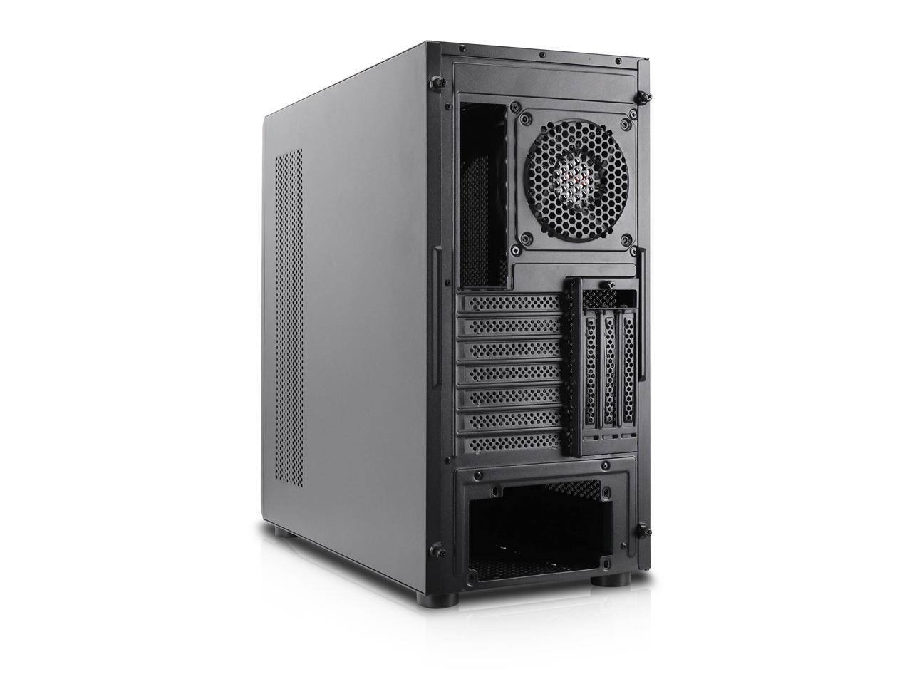Alt View 9. Rosewill - Rosewill Helium NAS Case, Mesh Panel, 4x 140mm Fan, Black - Black.