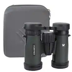 Front. Vortex - Vortex 10x32 Diamondback HD Binoculars - Green.