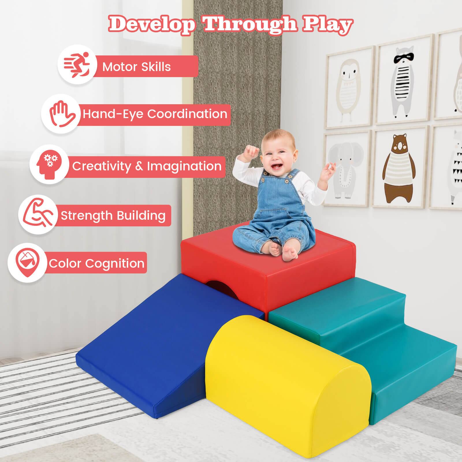 Develop Through Play

- Motor Skills
- Hand-Eye Coordination
- Creativity & Imagination
- Strength Building
- Color Cognition